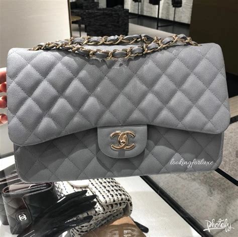 chanel cruise grey|Chanel grey handbag.